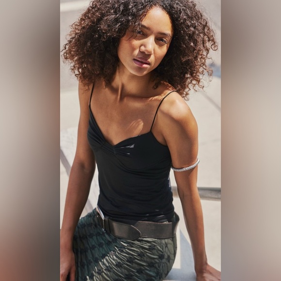 My Way Triangle Cami NWOT black - Picture 3 of 3